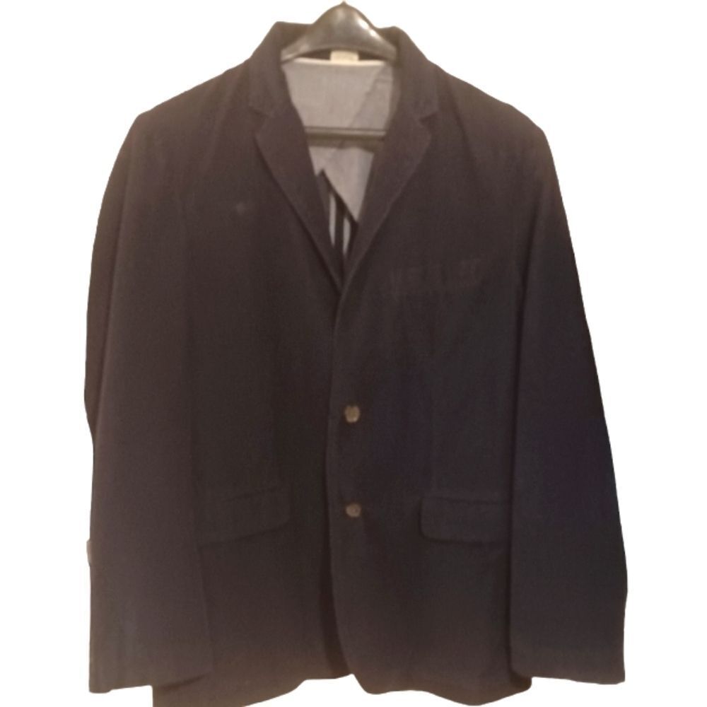 J. Crew Men's 100% Cotton Blue Corduroy Blazer Sz L